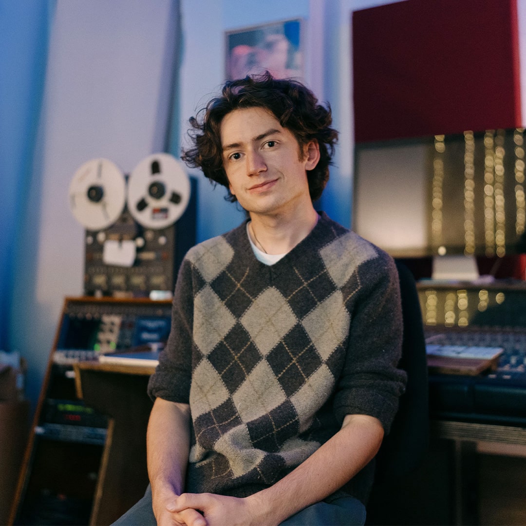Portrait of Noah Page, Studio Manager at DEPOT Sound.