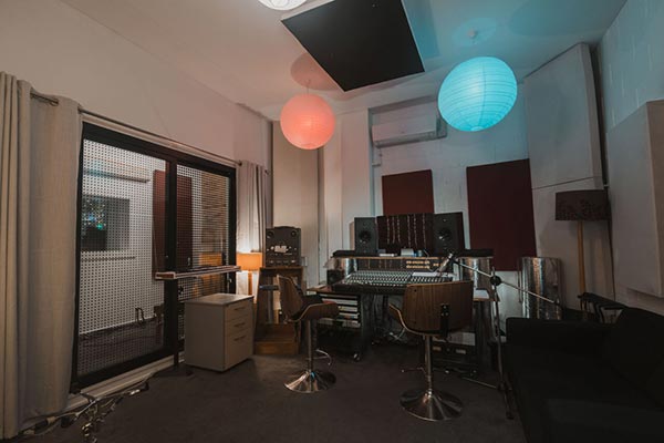Interior of Depot Sound recording studio 2