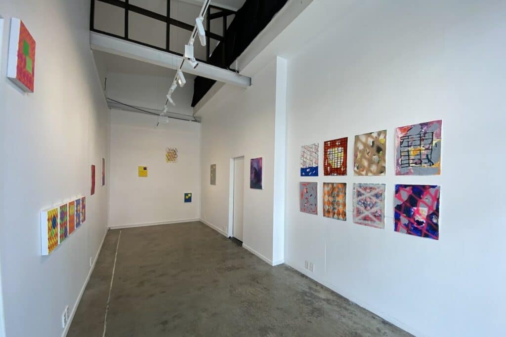 Installation view of Palpable Layers
