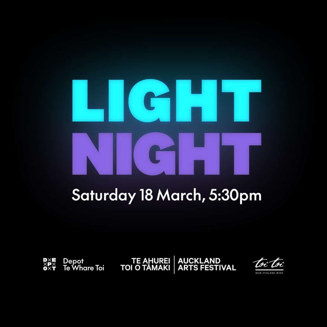 Thumbnail for Light Night at DEPOT, Saturday 18 March 5:30pm
