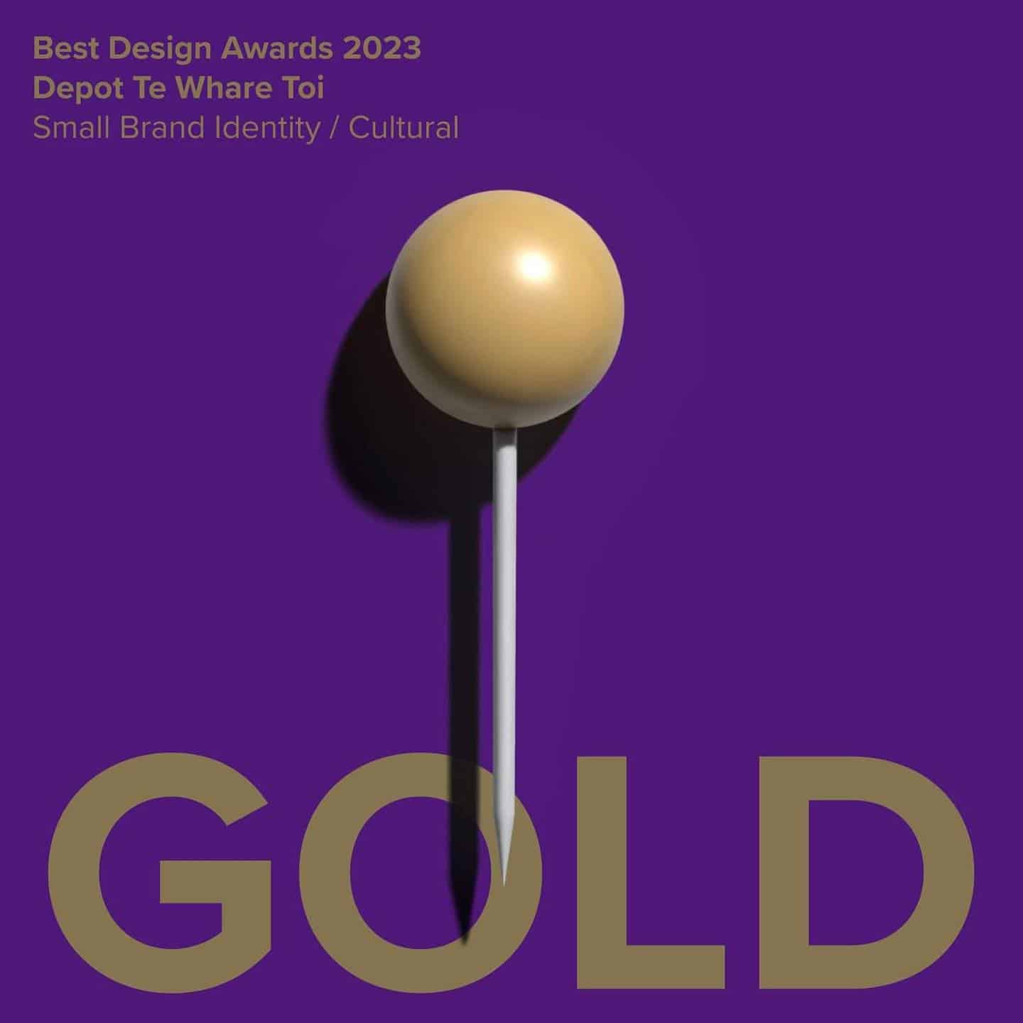 DEPOT wins Gold at the Best Design Awards 2023