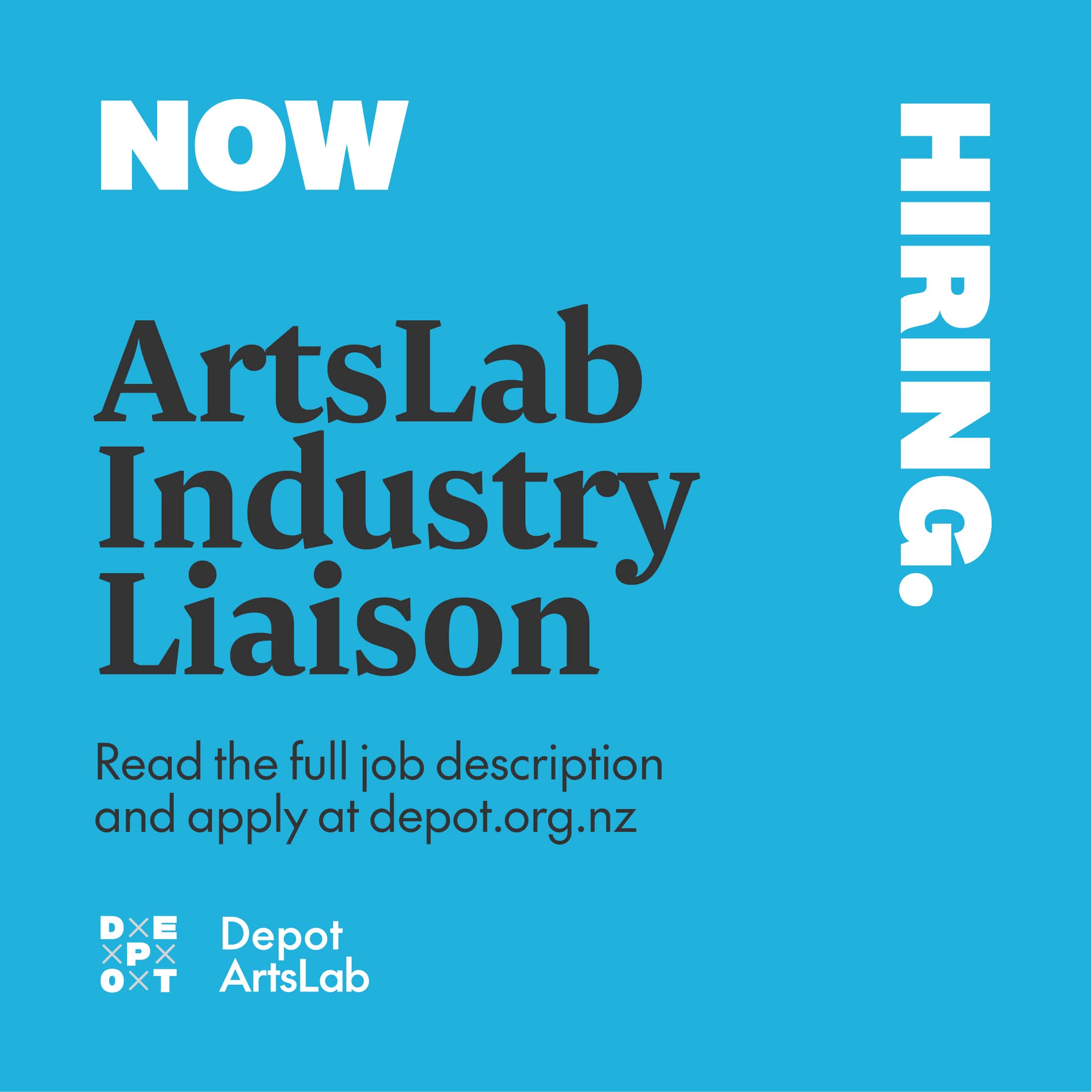 Opportunity: ArtsLab Industry Liaison
