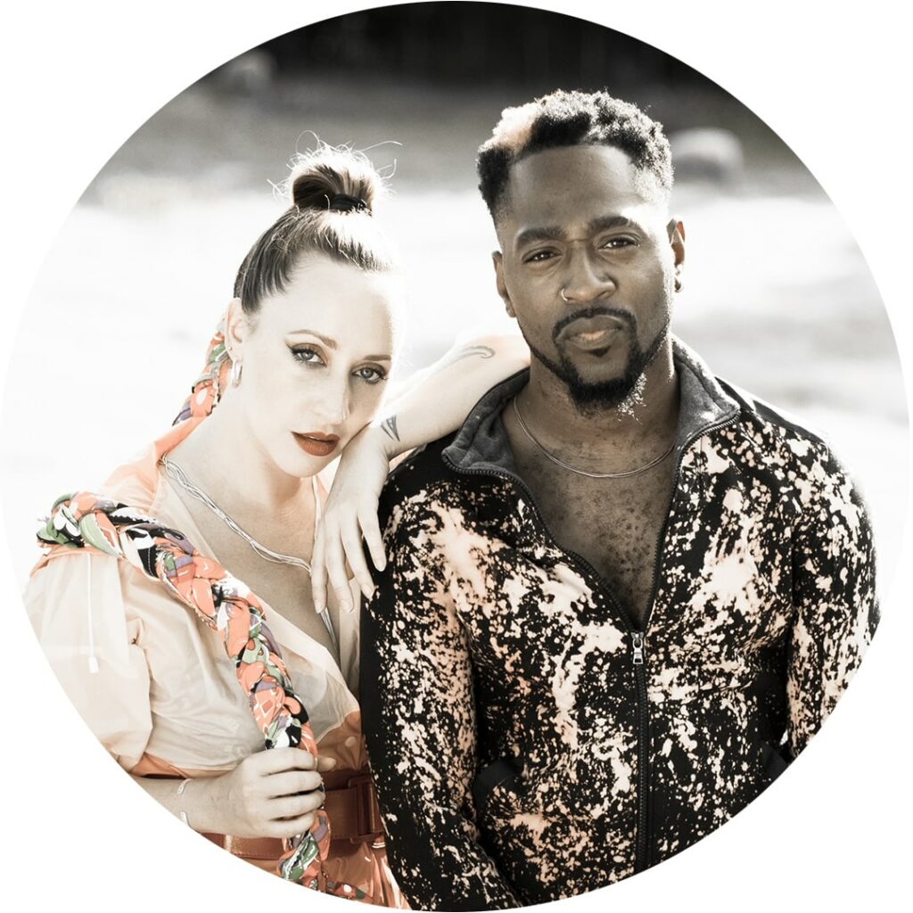 Portrait of Lucy Graves and Mo'Dre Brown.